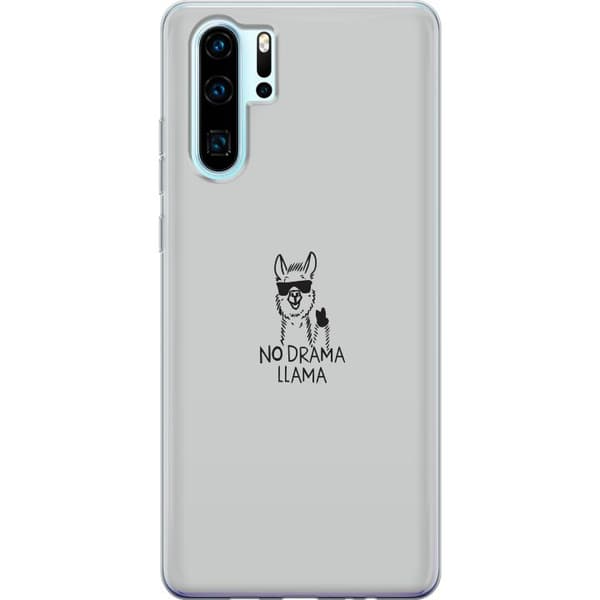 Huawei P30 Pro Genomskinligt Skal No Drama Lama