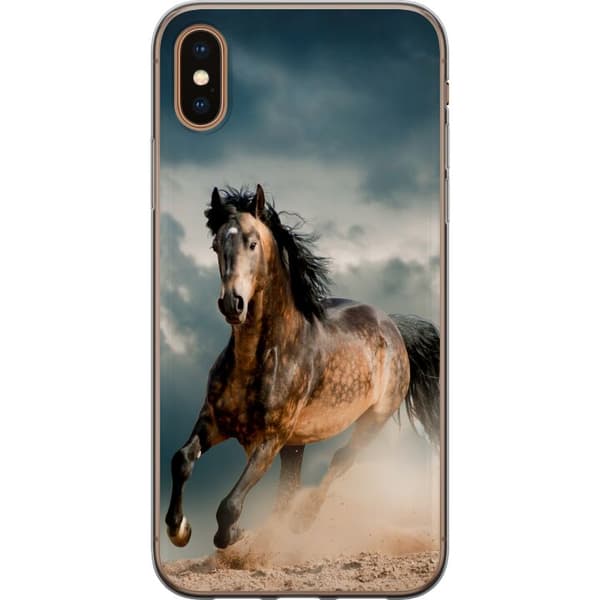 Apple iPhone XS Gennemsigtig cover Hest
