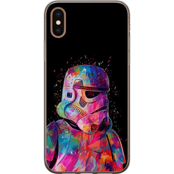 Apple iPhone XS Genomskinligt Skal Star Wars Stormtrooper