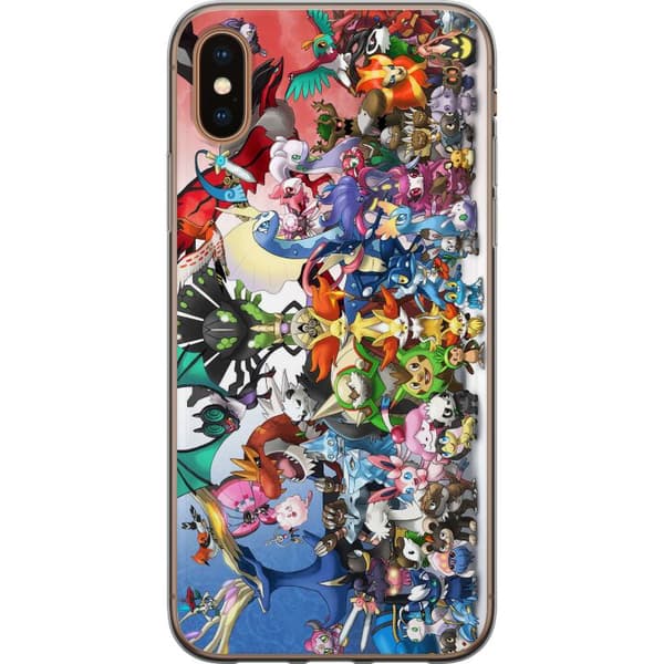 Apple iPhone XS Gjennomsiktig deksel Pokemon