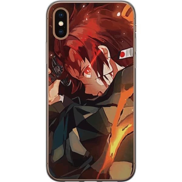 Apple iPhone XS Läpinäkyvä kuori Demonin tappaja