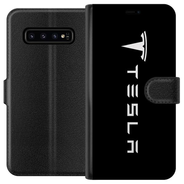 Samsung Galaxy S10 Lommeboketui Tesla