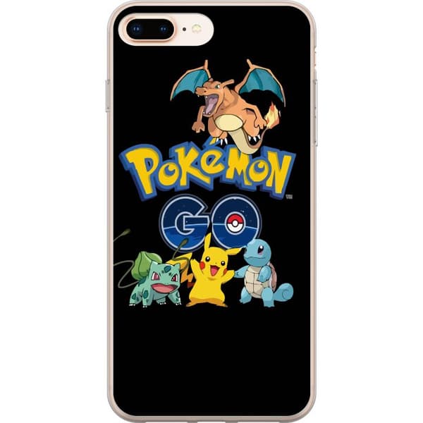 Apple iPhone 8 Plus Genomskinligt Skal Pokemon