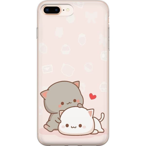 Apple iPhone 8 Plus Gennemsigtig cover Kawaii