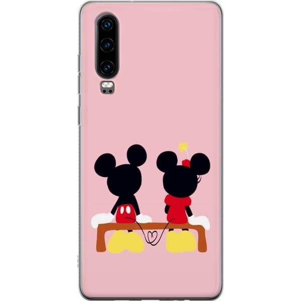 Huawei P30 Läpinäkyvä kuori Onnellinen