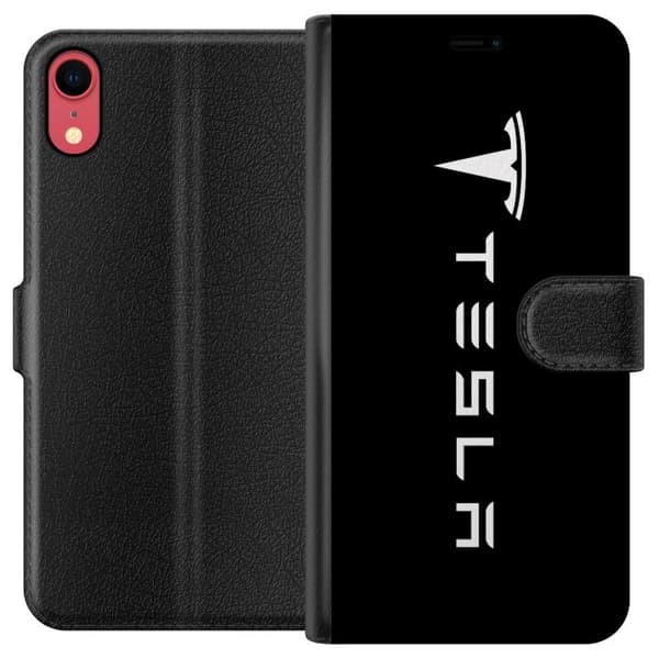 Apple iPhone XR Lompakkokotelo Tesla