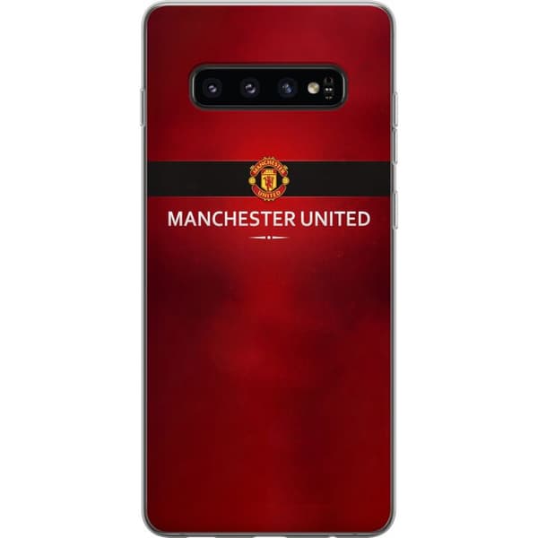 Samsung Galaxy S10 Gennemsigtig cover Manchester United