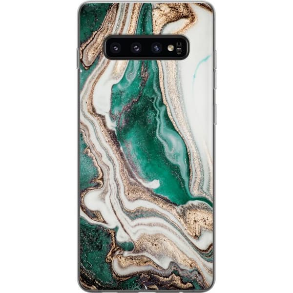 Samsung Galaxy S10 Gjennomsiktig deksel Grønn