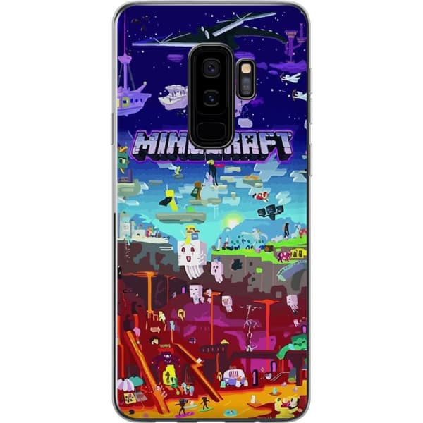 Samsung Galaxy S9+ Genomskinligt Skal MineCraft