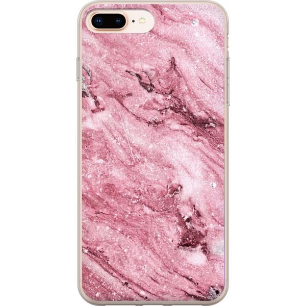 Apple iPhone 7 Plus Läpinäkyvä kuori Glitteri Marmori