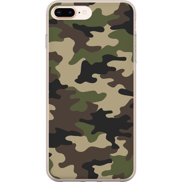 Apple iPhone 7 Plus Gennemsigtig cover Skov camo