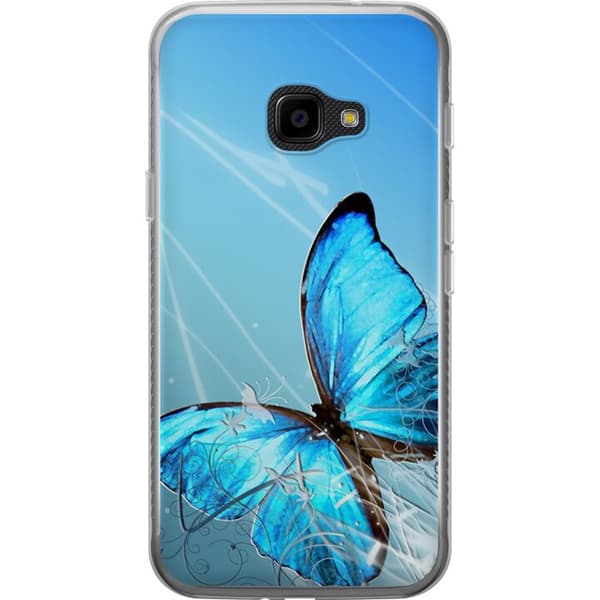 Samsung Galaxy Xcover 4 Läpinäkyvä kuori Perhonen