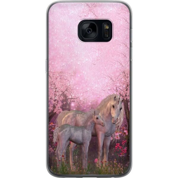 Samsung Galaxy S7 Genomskinligt Skal Unicorn