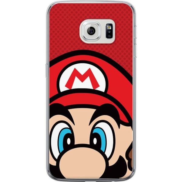 Samsung Galaxy S6 edge Genomskinligt Skal Mario