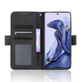 Miniatyrbillede 3 af 8: Wallet Stand Flip Phone Case til Xiaomi 11T Pro/11T - Sort