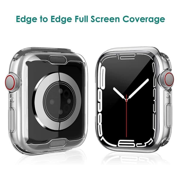 Skyddande Transparant Skal TPU för Apple Watch Series 7 45mm