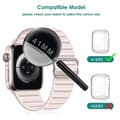 Miniatyrbild 3 av 7: Skyddande Transparant Skal TPU för Apple Watch Series 7 41mm