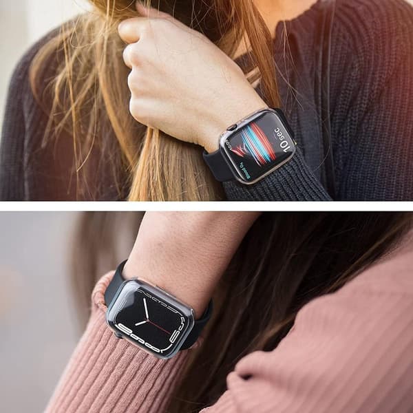 Skyddande Transparant Skal TPU för Apple Watch Series 7 41mm