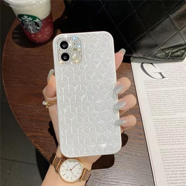 Skal iPhone 13 Pro Max diamanter strass lyx unik design