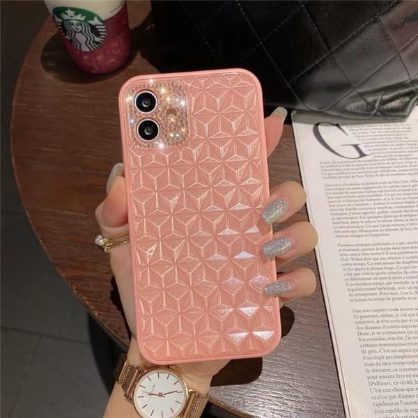 Skal iPhone 13 diamanter strass lyx unik design 3D