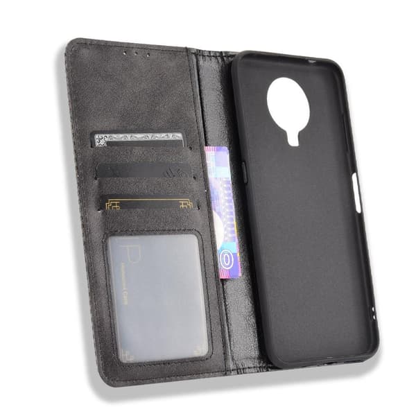 Nokia G10/G20 Pung Stand Flip Telefonetui - Sort