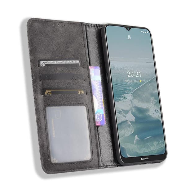 Nokia G10/G20 Pung Stand Flip Telefonetui - Sort