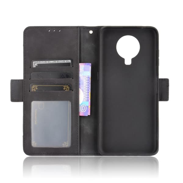 Wallet Stand Flip-telefonetui til Nokia G10/Nokia G20 - Sort
