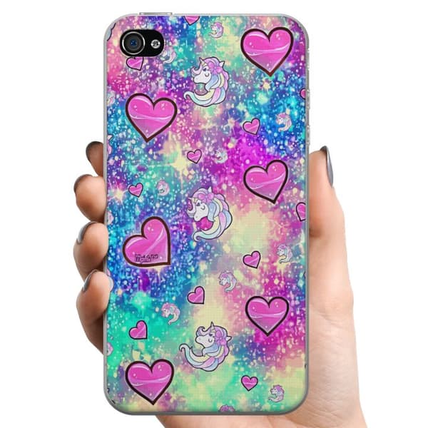 Apple iPhone 4 TPU Matkapuhelimen kuori Enhörning