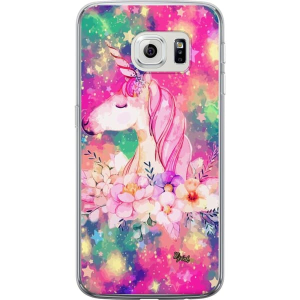 Samsung Galaxy S6 edge Gennemsigtig cover Enhörning