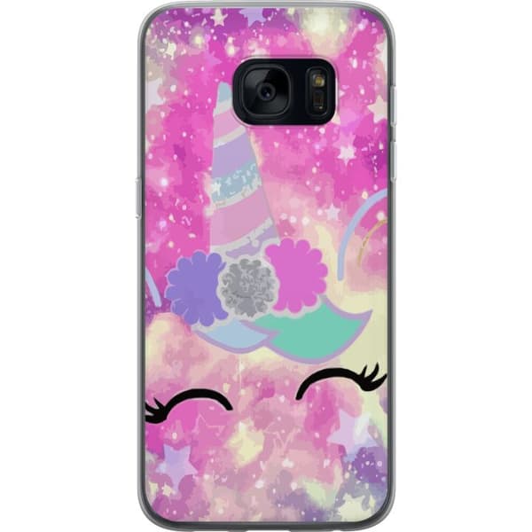 Samsung Galaxy S7 Skal / Mobilskal - Unicorn Enhörning