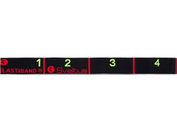 Treningstape SVELTUS Elastiband 15kg sort + emballasje
