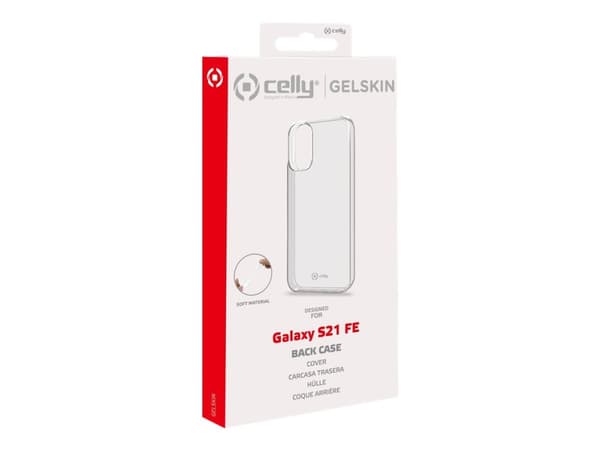 Celly Gelskin - Baksidedeksel for mobiltelefon - termoplast-polyuretan (TPU) - for Samsung Galaxy S21 FE 5G