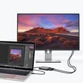 Miniatyrbild 4 av 5: Choetech Kontaktadapter USB-C 2x DisplayPort 4K 60Hz - Svart