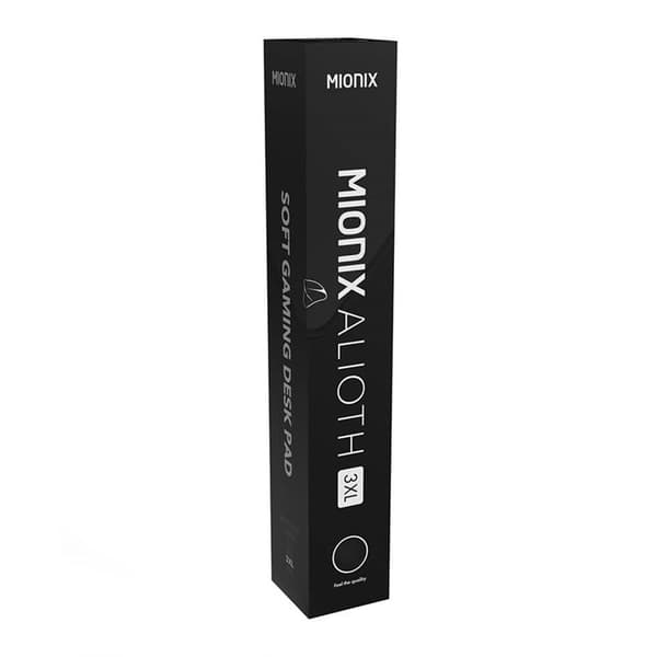 MIONIX Musmatta Alioth 3XL 140x60 cm - Svart
