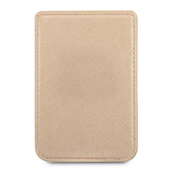Guess Saffiano Magsafe Korthållare - Guld