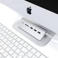 Miniatyrbild 4 av 6: Satechi USB-C Aluminum USB-hub & Minneskortläsare - Silver