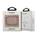 Miniatyrbild 3 av 3: Guess Saffiano Script Metal Collection Skal AirPods Pro - Rosa