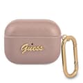 Miniatyrbild 1 av 3: Guess Saffiano Script Metal Collection Skal AirPods Pro - Rosa