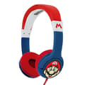 Miniatyrbild 2 av 4: SUPER MARIO Hörlurar Junior On-Ear 85dB Mario - Blå / Röd
