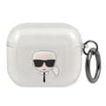 Miniatyrbild 1 av 3: Karl Lagerfeld Skal Glitter Karl`s Head Airpods 3 - Silver