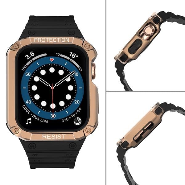 Armband kompatibelt med Apple Watch 4/5/6/7/SE (40/41/38mm) Svart