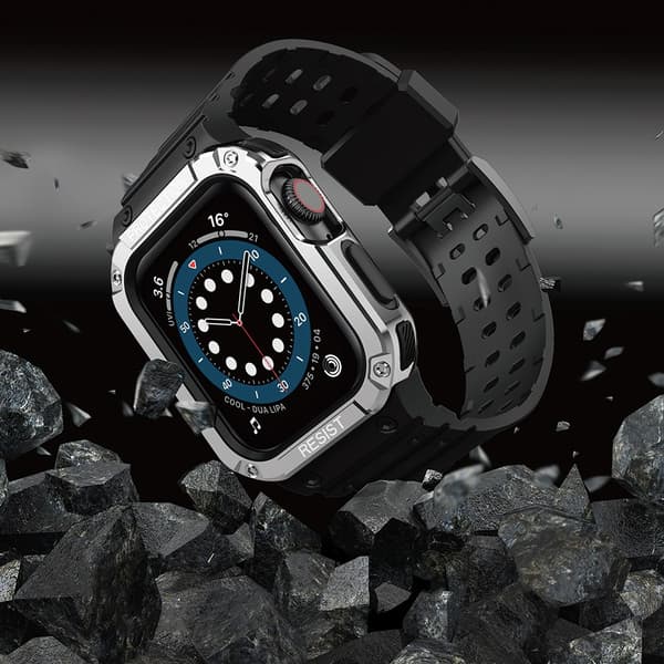 Armband kompatibelt med Apple Watch 4/5/6/7/SE (40/41/38mm) Svart