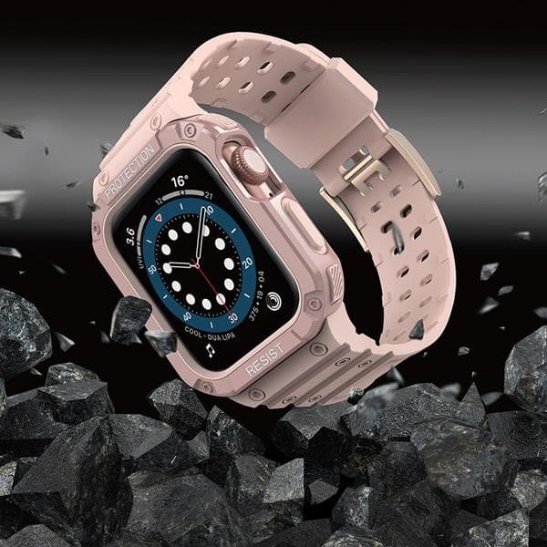 Armband kompatibelt med Apple Watch 4/5/6/7/SE (42/44/45mm) Rosa