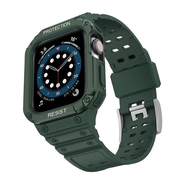Armband kompatibelt med Apple Watch 4/5/6/7/SE (42/44/45mm) Grön