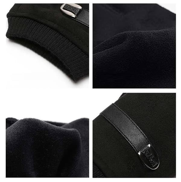 Suede Touchvantar / Handskar - Medium - Grå
