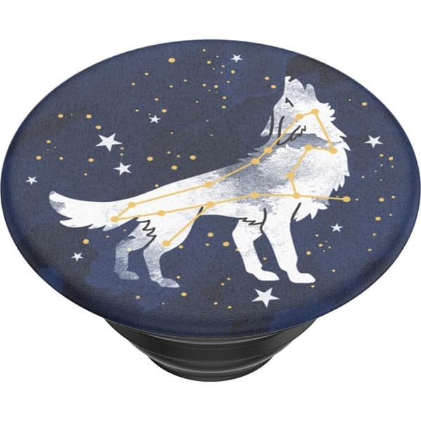 POPSOCKETS Sirius Wolf Avtagbart Grip med Ställfunktion