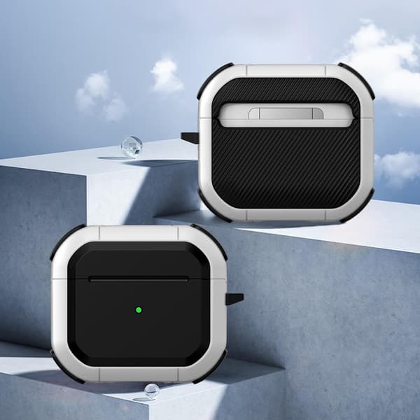 Eggshell Shockproof Skal till Apple Airpods 3 - Vit