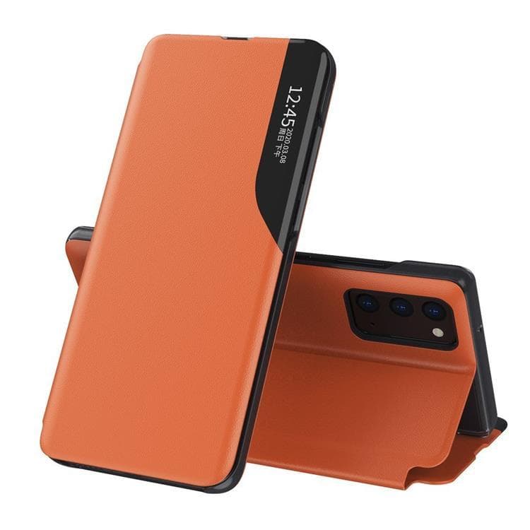 Eco Leather View Fodral Galaxy M51 - Orange