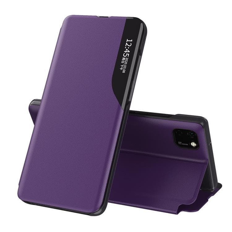 Eco Leather View Fodral Huawei Y5p - Lila