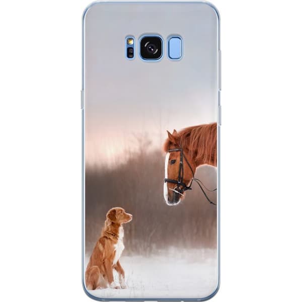 Samsung Galaxy S8 Gennemsigtig cover Hest & Hund